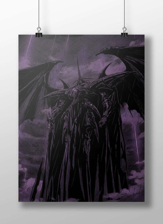 Dracula (Castlevania franchise) Main Subject: Dracula (Castlevania franchise) Matte BoizzBoard rigid print — Superhero wall
