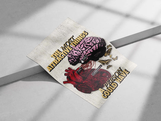heart and brain Main Subject: heart and brain Matte poster print — Art wall art India | PosterBoizz