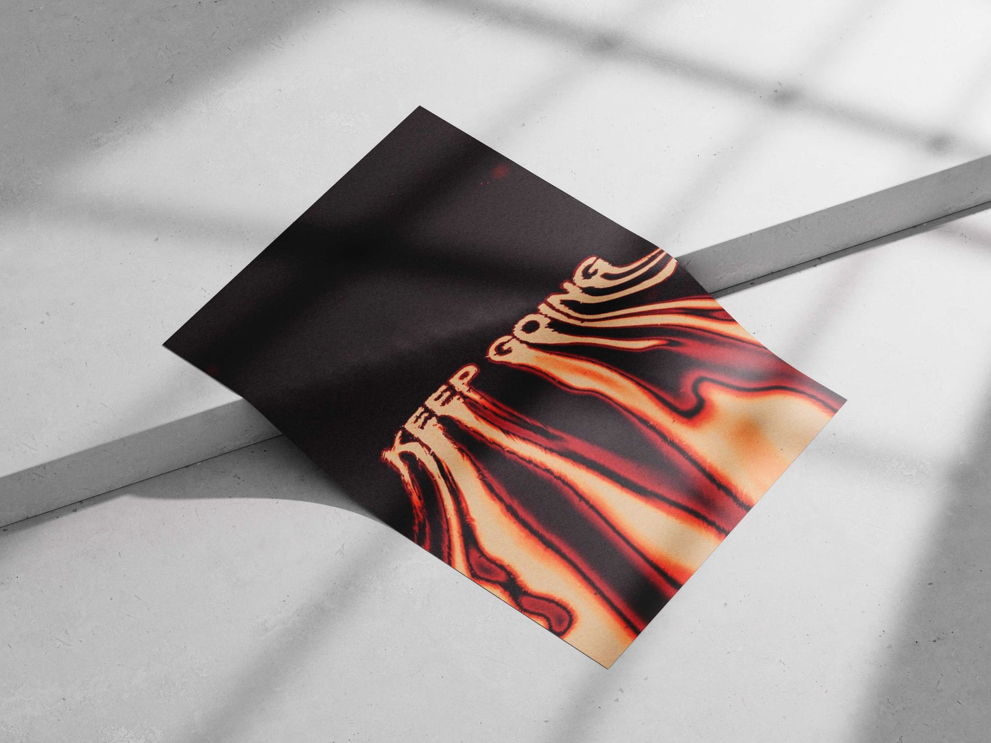 KEEP GOING Main Subject: KEEP GOING Matte poster print — Bollywood wall art India | PosterBoizz