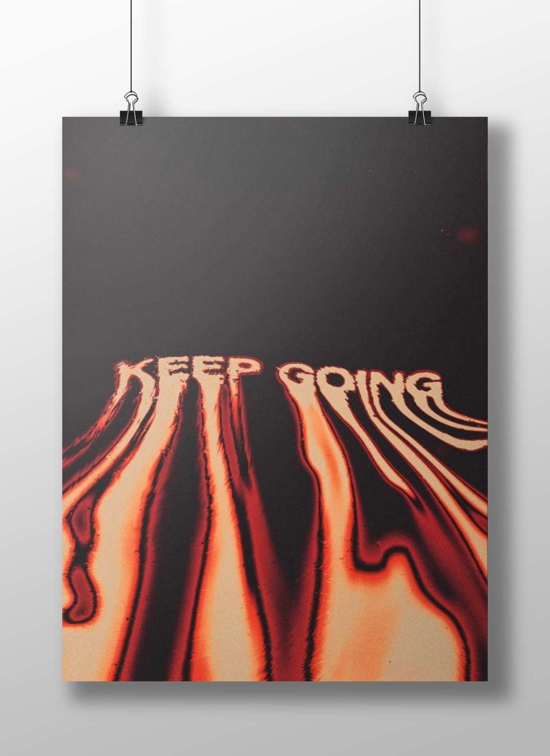 KEEP GOING Main Subject: KEEP GOING Matte BoizzBoard rigid print — Bollywood wall art India | PosterBoizz