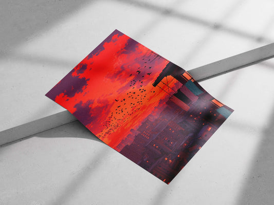 Birds Main Subject: Birds Matte poster print — Art wall art India | PosterBoizz