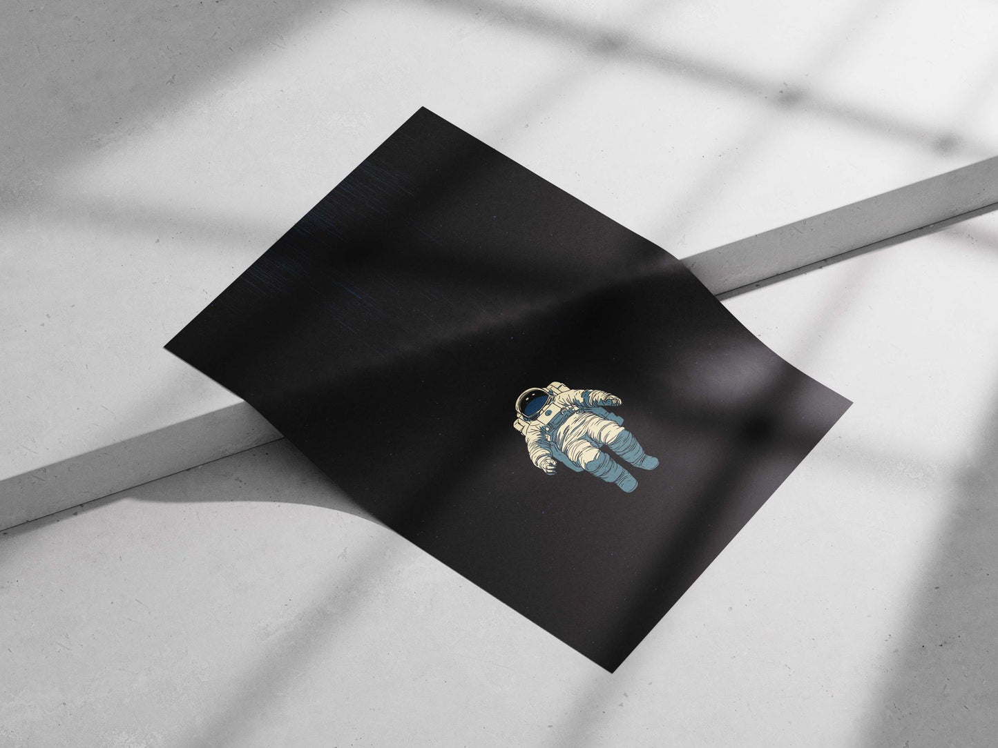 Astronaut Main Subject: Astronaut Matte poster print — Art wall art India | PosterBoizz