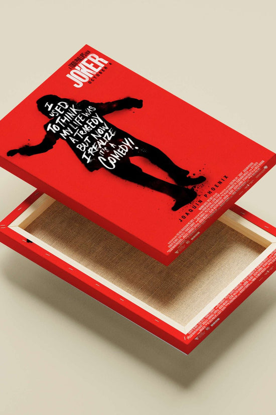 The 2019 film "Joker" directed by Todd Phillips Main Subject: The 2019 film "Joker" directed by Todd Phillips Canvas wall