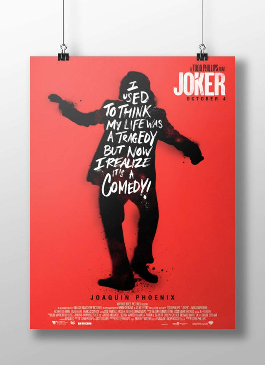 The 2019 film "Joker" directed by Todd Phillips Main Subject: The 2019 film "Joker" directed by Todd Phillips Matte