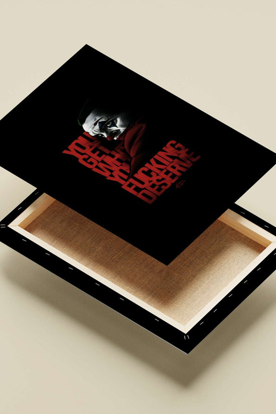 Joker (DC Comics franchise) Main Subject: Joker (DC Comics franchise) Canvas wall art — Superhero wall art India |