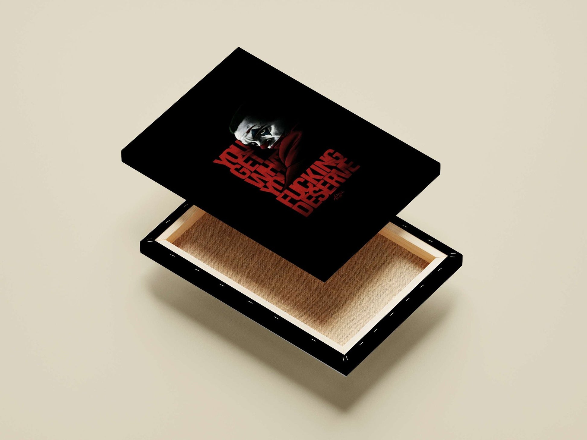 Joker (DC Comics franchise) Main Subject: Joker (DC Comics franchise) Canvas wall art — Superhero wall art India |