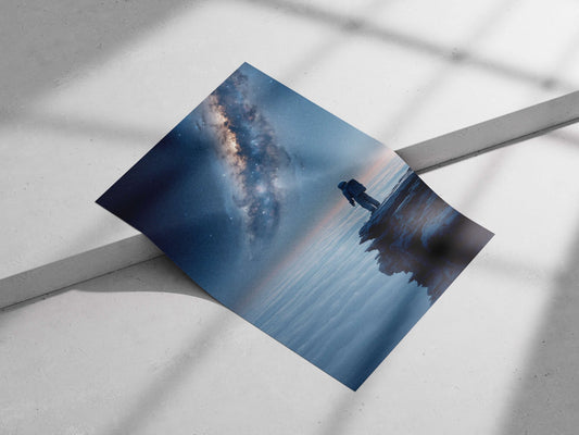 Astronaut Main Subject: Astronaut Matte poster print — Art wall art India | PosterBoizz
