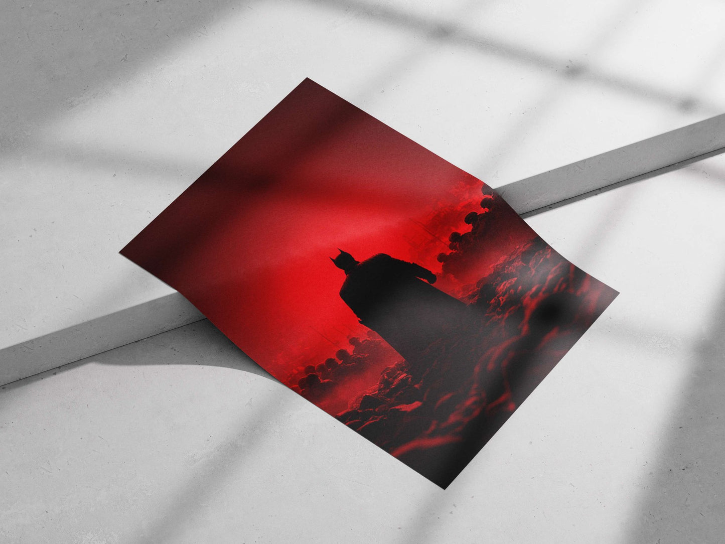 Batman (DC Comics) Main Subject: Batman (DC Comics) Matte poster print — Superhero wall art India | PosterBoizz