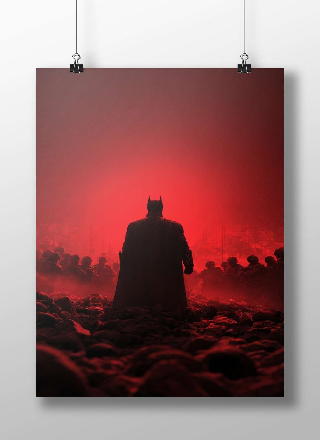 Batman (DC Comics) Main Subject: Batman (DC Comics) Matte BoizzBoard rigid print — Superhero wall art India | PosterBoizz