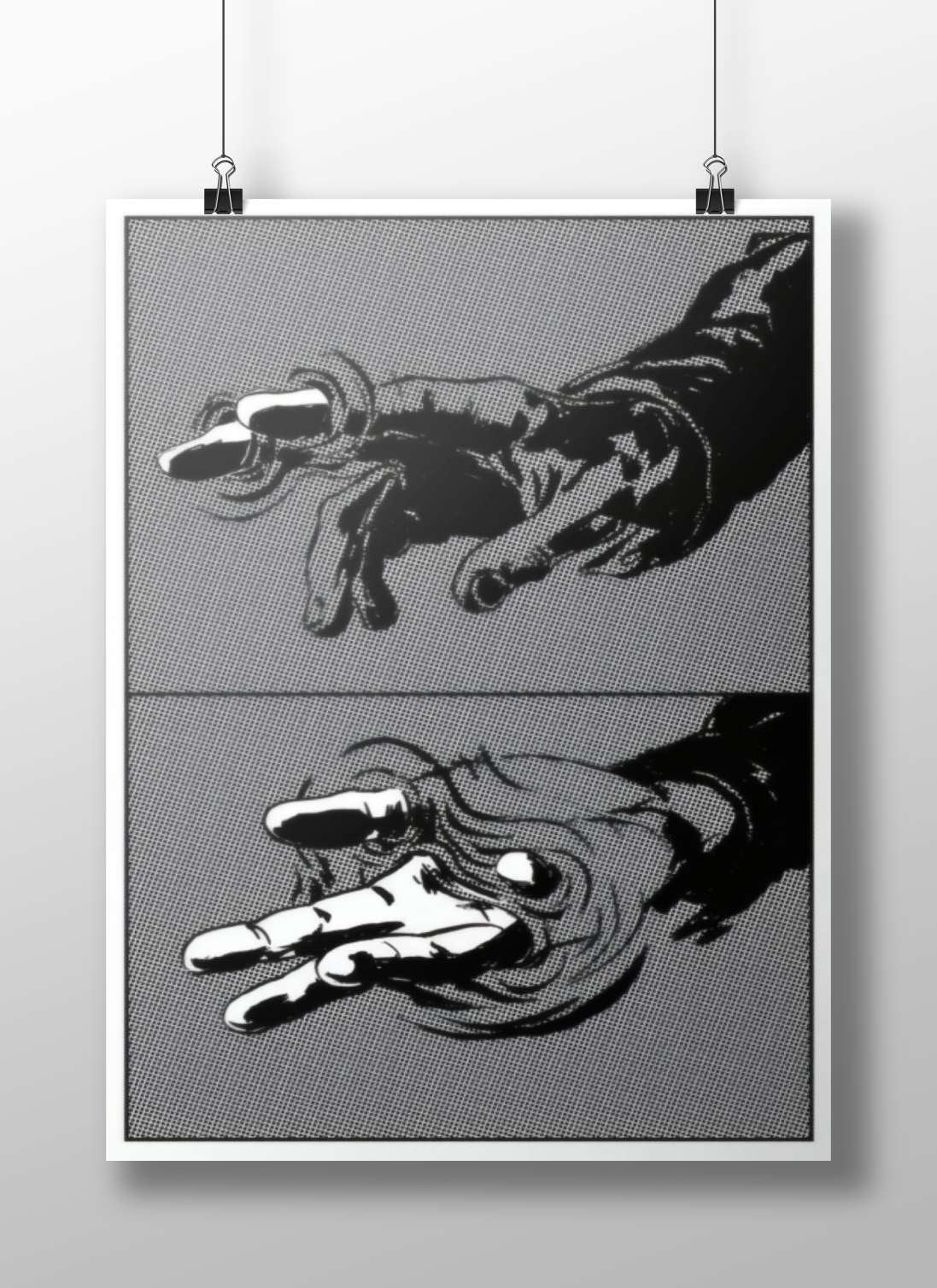 Human hands Main Subject: Human hands Matte BoizzBoard rigid print — Art wall art India | PosterBoizz