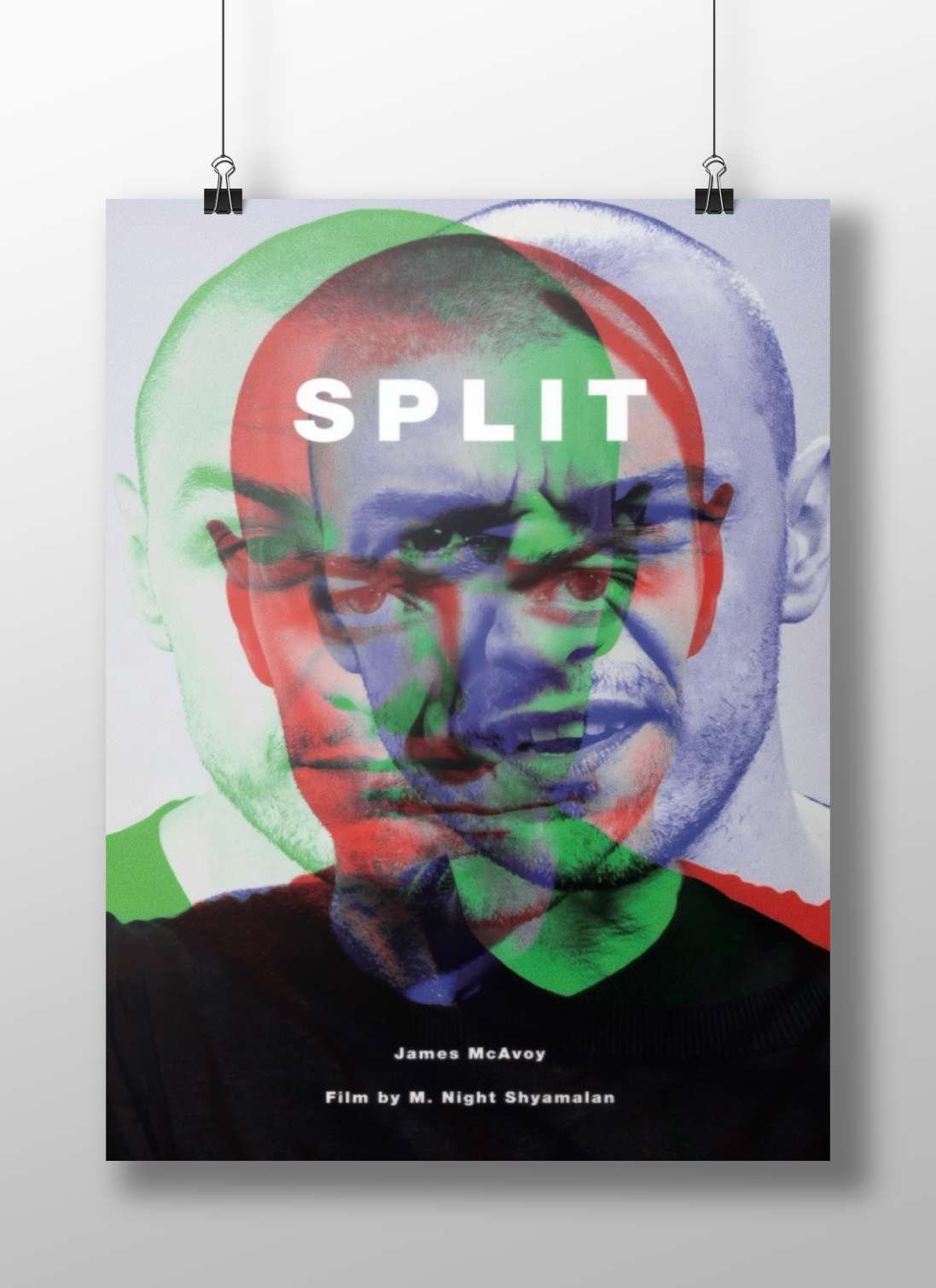 Split (film) Main Subject: Split (film) Matte BoizzBoard rigid print — Bollywood wall art India | PosterBoizz
