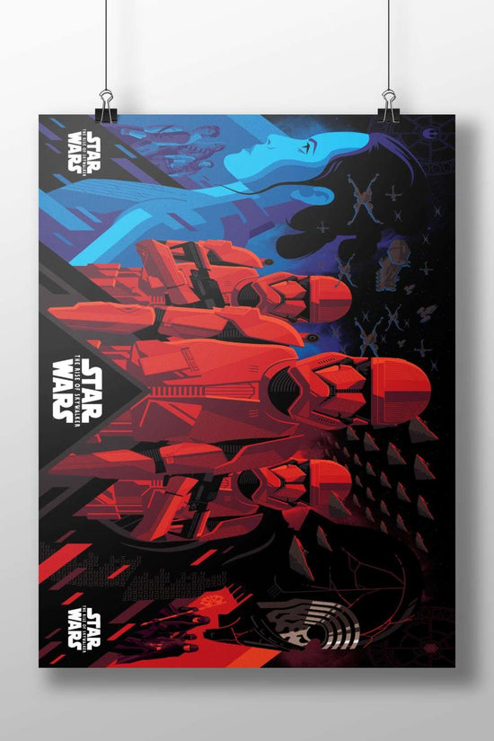 First Order Stormtroopers (Star Wars franchise) Kylo Ren - The Fallen Hero Poster