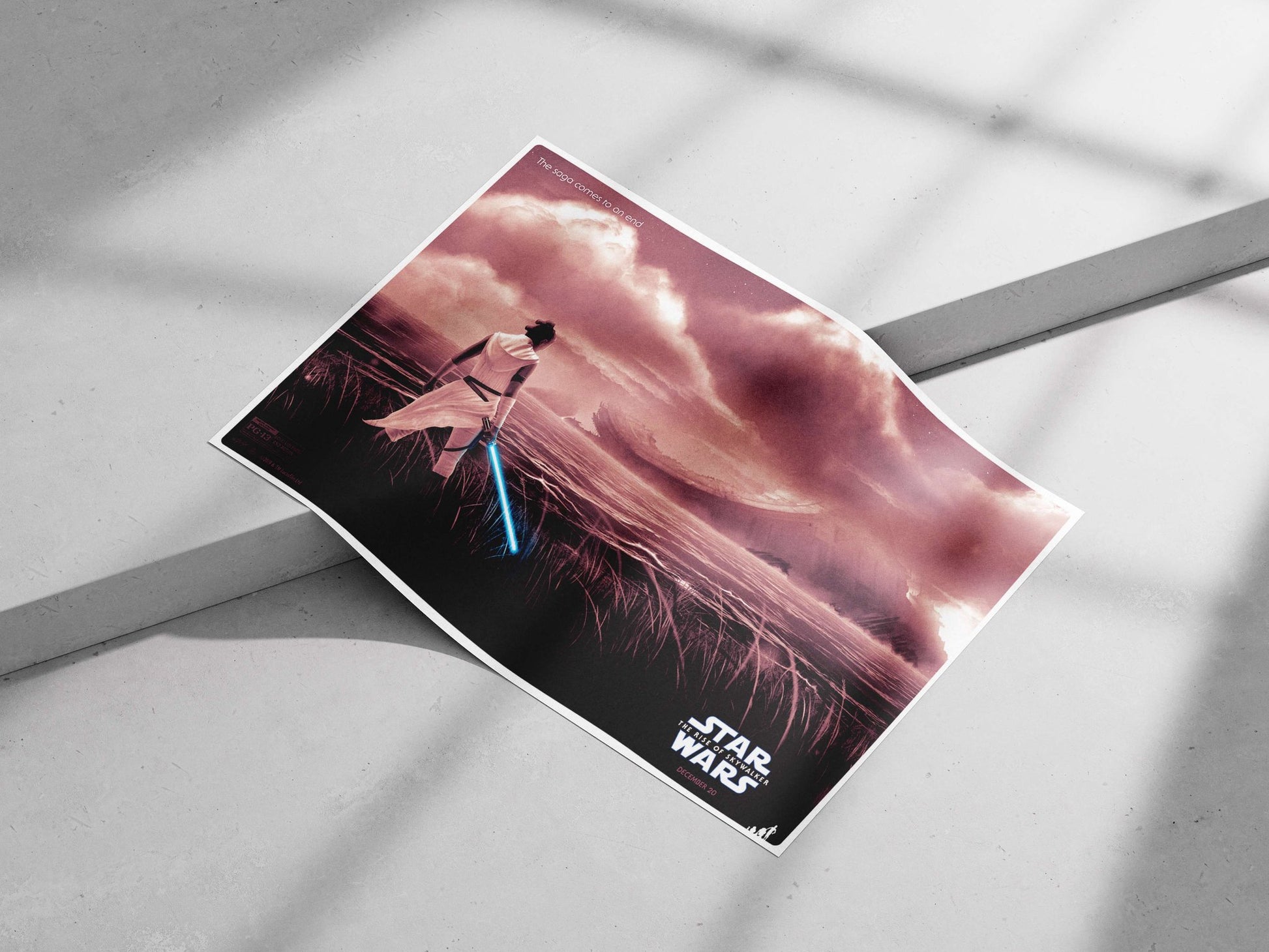 Rey from Star Wars: The Rise of Skywalker Rey - Rise Of Leadership Poster