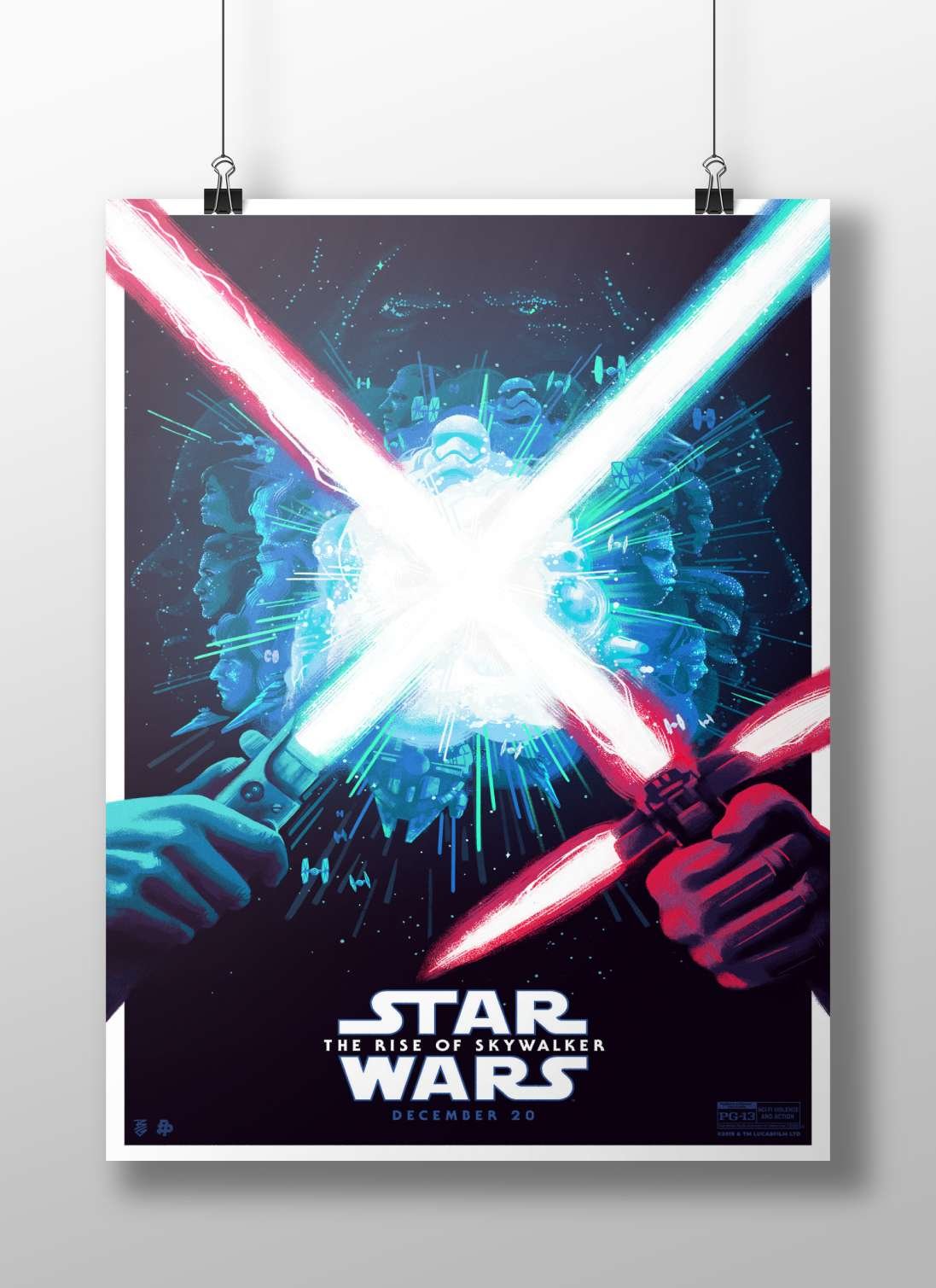 Star Wars: The Rise of Skywalker Kylo Ren - Dark Side Poster