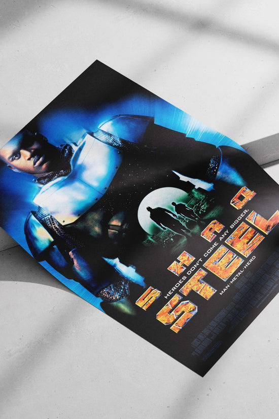 Steel (superhero from DC Comics' movie "Steel") Steel - Industrial Hero Poster