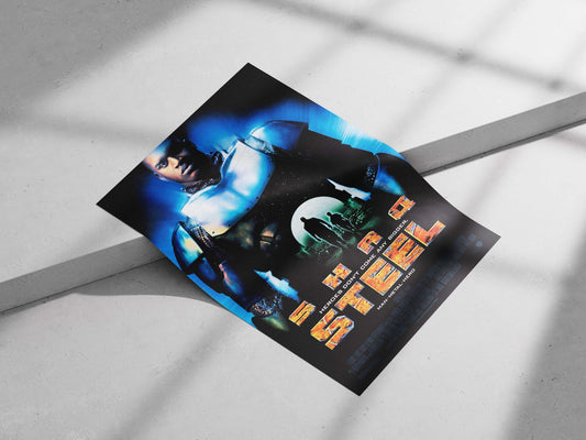 Steel (superhero from DC Comics' movie "Steel") Steel - Industrial Hero Poster