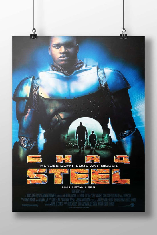 Steel (superhero from DC Comics' movie "Steel") Steel - Industrial Hero Poster