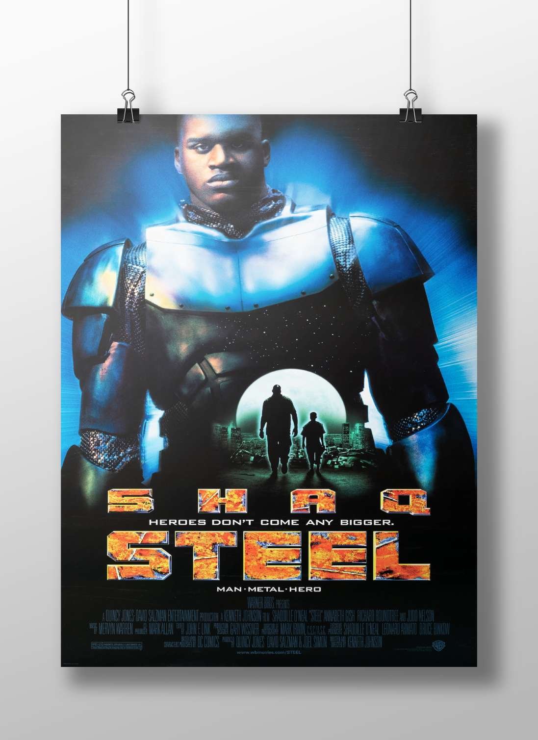 Steel (superhero from DC Comics' movie "Steel") Steel - Industrial Hero Poster