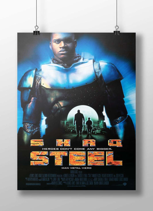 Steel (superhero from DC Comics' movie "Steel") Steel - Industrial Hero Poster
