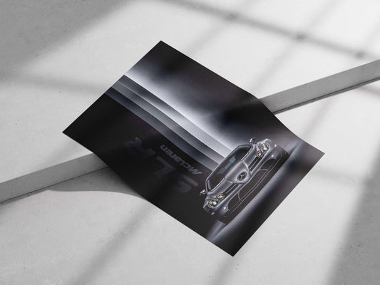 Mercedes-AMG SLR McLaren Main Subject: Mercedes-AMG SLR McLaren Matte poster print — Cars wall art India | PosterBoizz