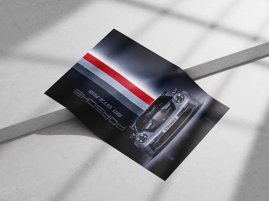 Porsche 911 GT3 RS Main Subject: Porsche 911 GT3 RS Matte poster print — Cars wall art India | PosterBoizz