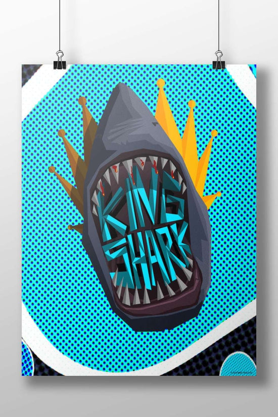 King Shark (Marvel franchise character) King Shark - Savage Pop Art Poster