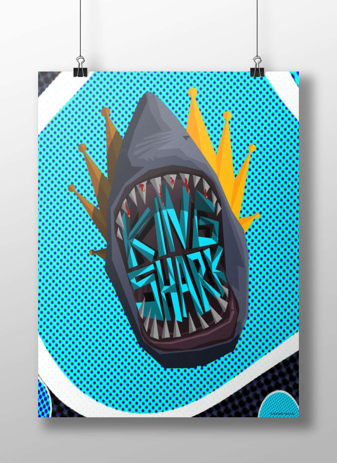 King Shark (Marvel franchise character) King Shark - Savage Pop Art Poster