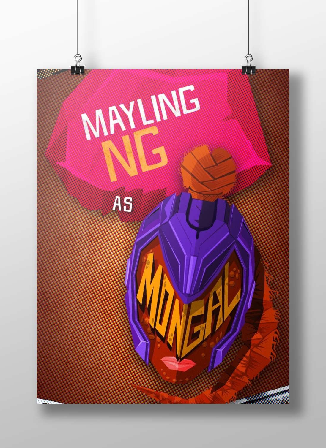 Mongal (character from a franchise, likely gaming or animation) Mongal - Mystic Warrior Poster