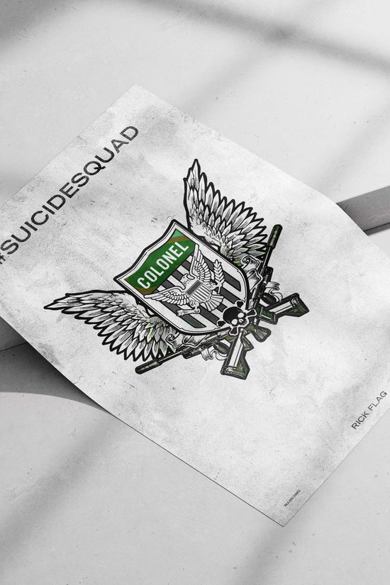 Rick Flag from Suicide Squad Rick Flag - War Hero Poster