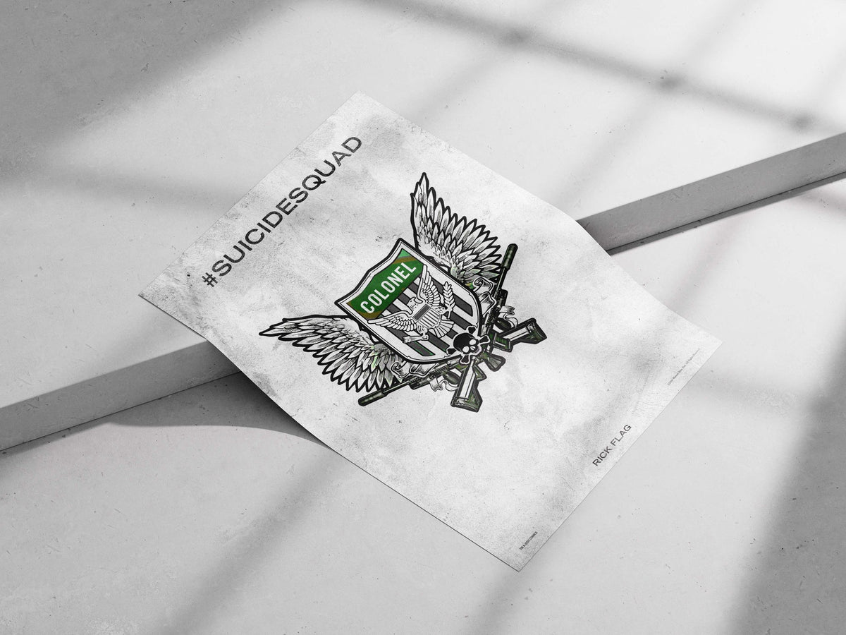 Rick Flag from Suicide Squad Rick Flag - War Hero Poster