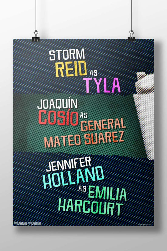The Suicide Squad cast (Storm Reid as Tyla, Joaquin Cosío as General Mateo Suarez, Jennifer