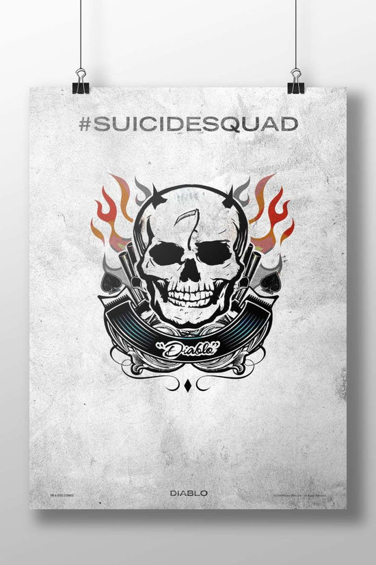 Diablo (DC Comics character, Suicide Squad) Diablo - Sinister Icon Poster