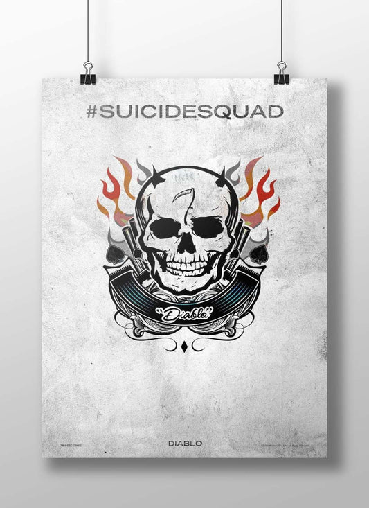 Diablo (DC Comics character, Suicide Squad) Diablo - Sinister Icon Poster