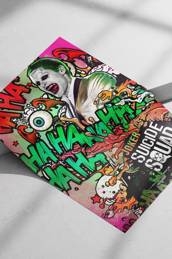 Joker from Suicide Squad Harley Quinn Iconic Smile Poster