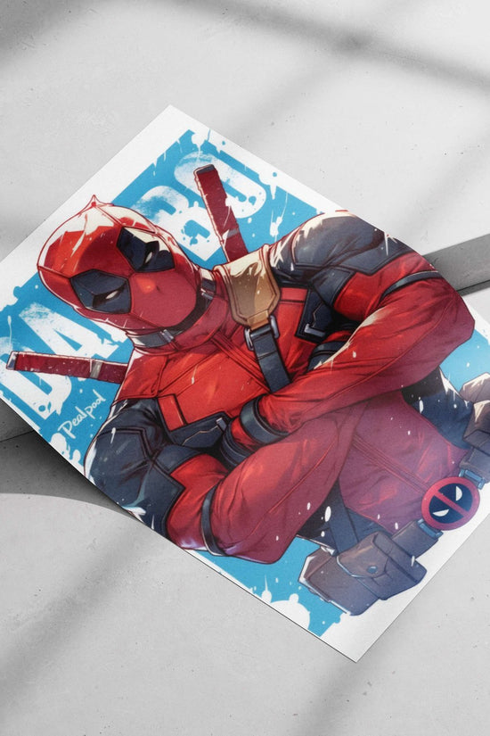 Deadpool Main Subject: Deadpool Matte poster print — Superhero wall art India | PosterBoizz
