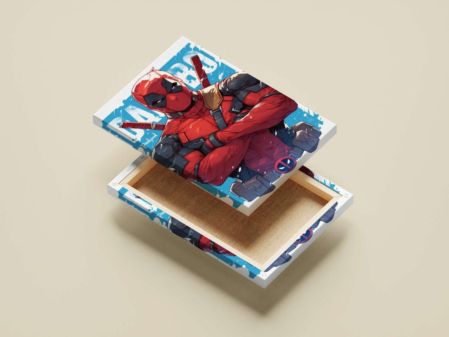 Deadpool Main Subject: Deadpool Canvas wall art — Superhero wall art India | PosterBoizz