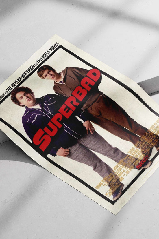 Superbad (movie) Superbad - High-Contrast Pop Art Poster