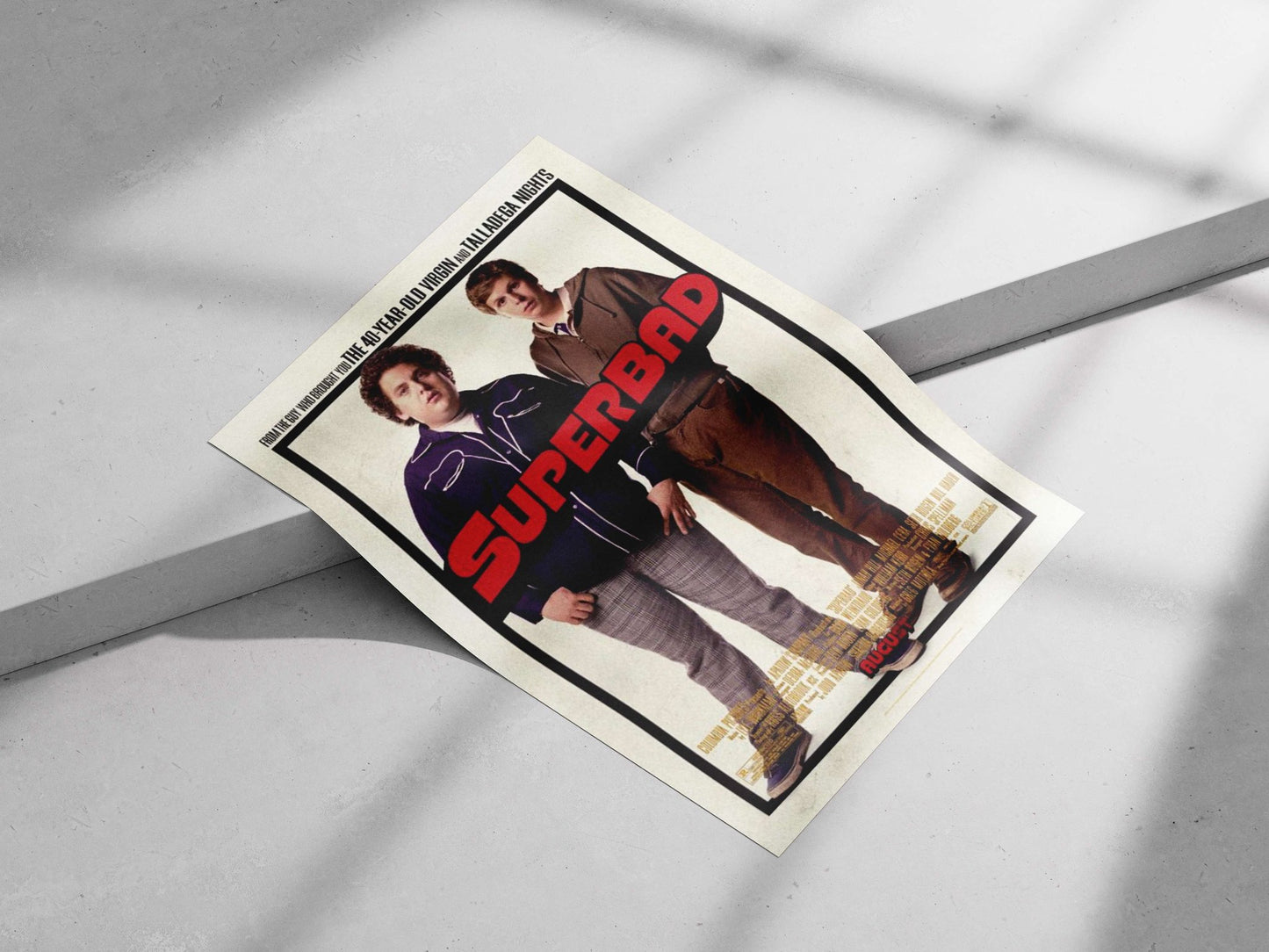 Superbad (movie) Superbad - High-Contrast Pop Art Poster