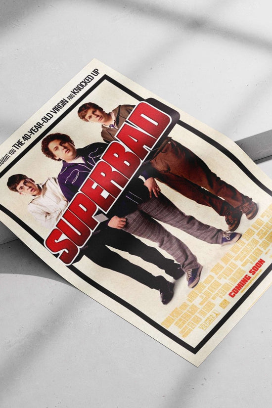Superbad (the movie) Superbad - Quirky Pop Art Poster