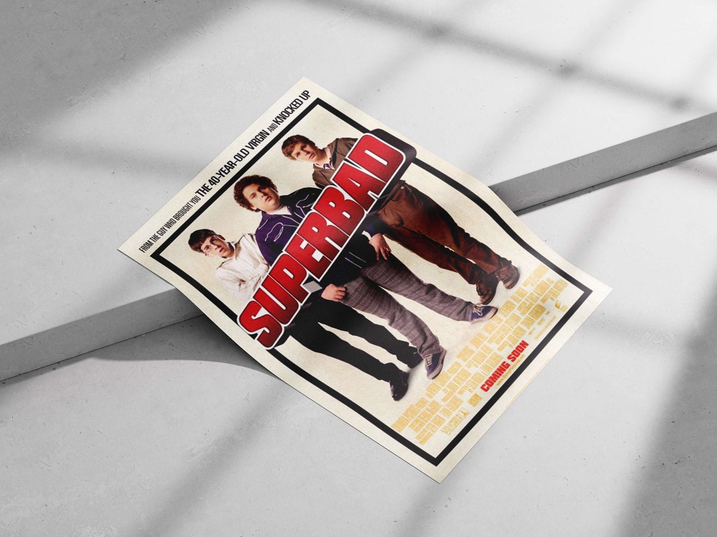 Superbad (the movie) Superbad - Quirky Pop Art Poster