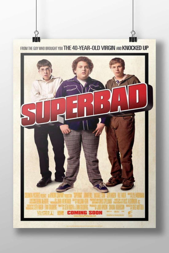 Superbad (the movie) Superbad - Quirky Pop Art Poster