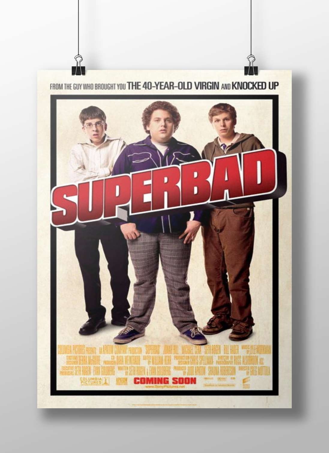Superbad (the movie) Superbad - Quirky Pop Art Poster