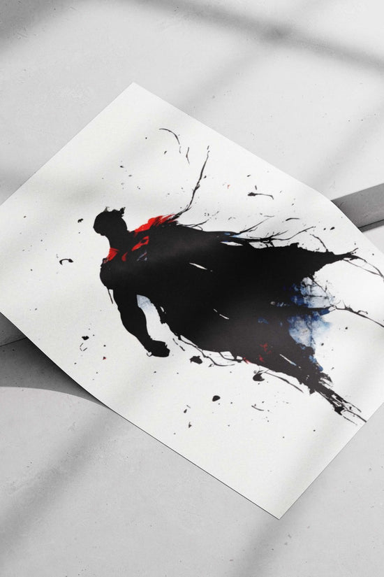 Superman (DC Comics) Main Subject: Superman (DC Comics) Matte poster print — Superhero wall art India | PosterBoizz