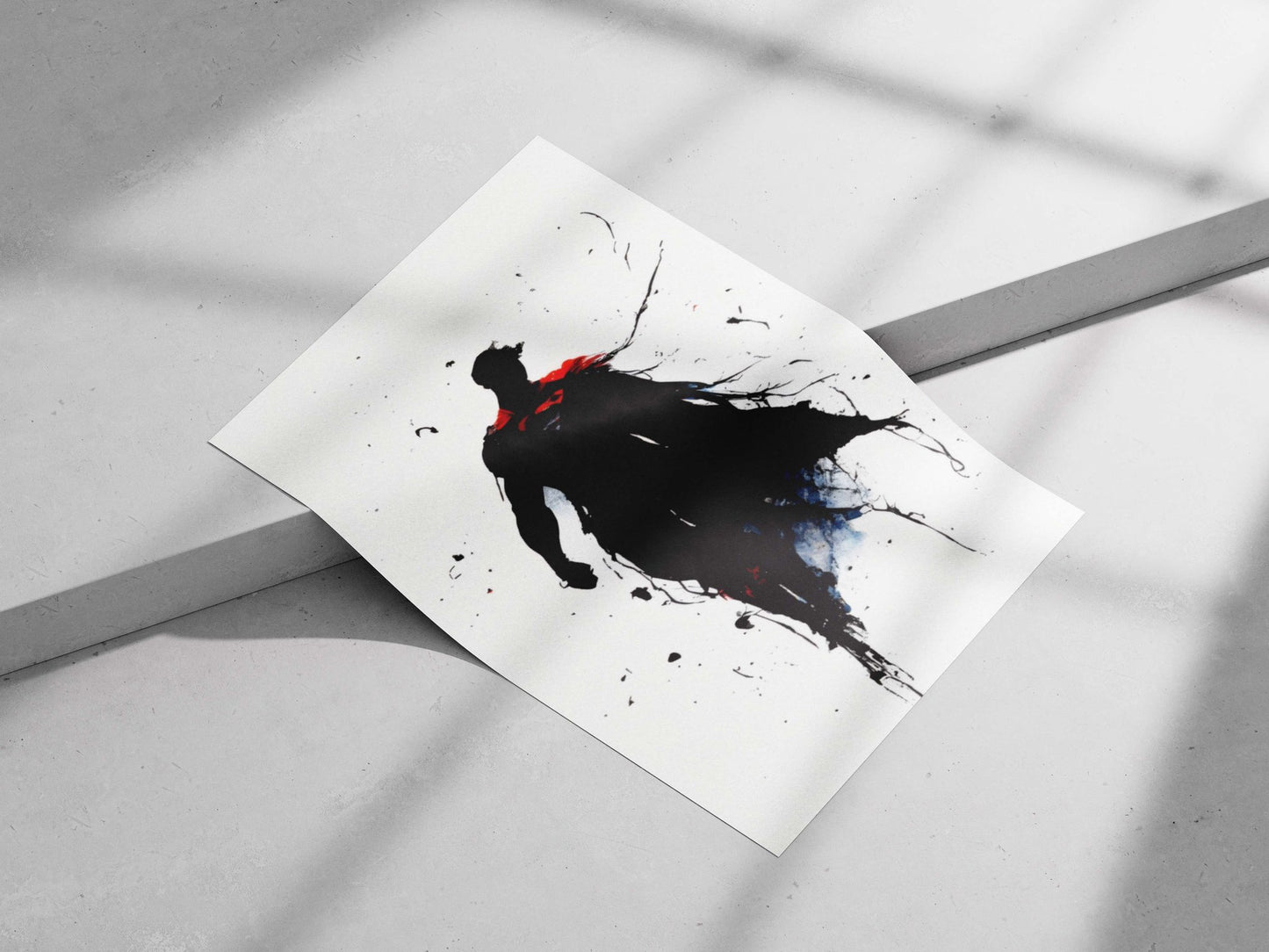 Superman (DC Comics) Main Subject: Superman (DC Comics) Matte poster print — Superhero wall art India | PosterBoizz