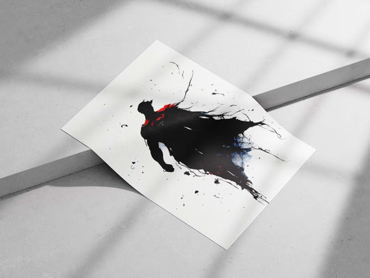 Superman (DC Comics) Main Subject: Superman (DC Comics) Matte poster print — Superhero wall art India | PosterBoizz