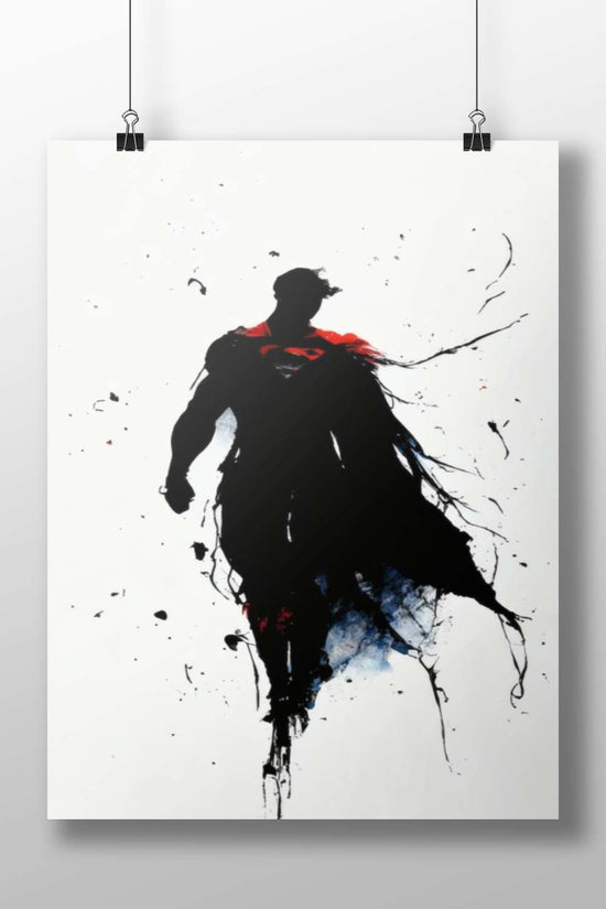 Superman (DC Comics) Main Subject: Superman (DC Comics) Matte BoizzBoard rigid print — Superhero wall art India | PosterBoizz