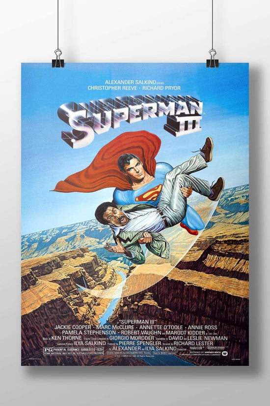 Superman III (movie) Superman Iii - Iconic Hero Poster