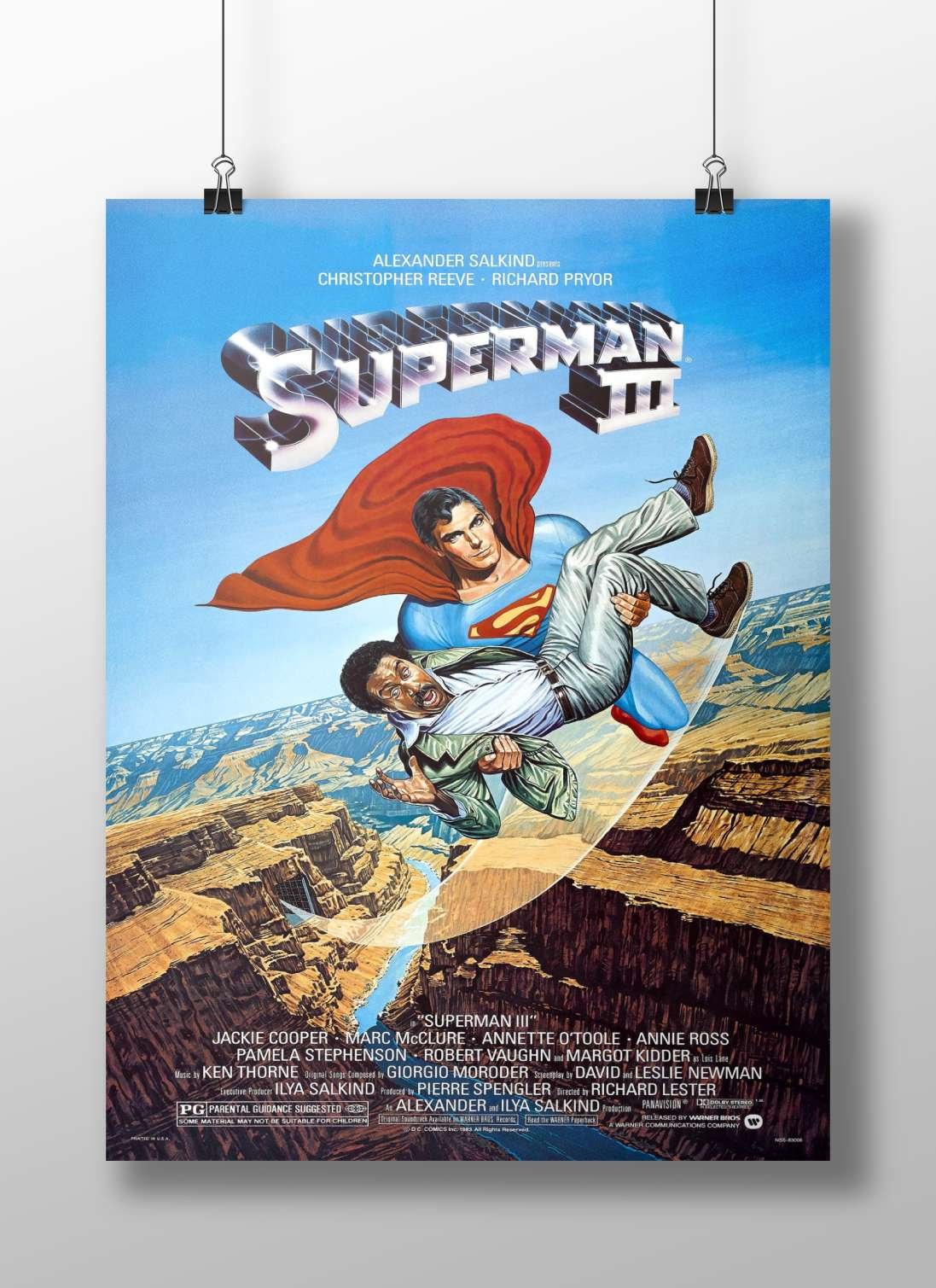 Superman III (movie) Superman Iii - Iconic Hero Poster