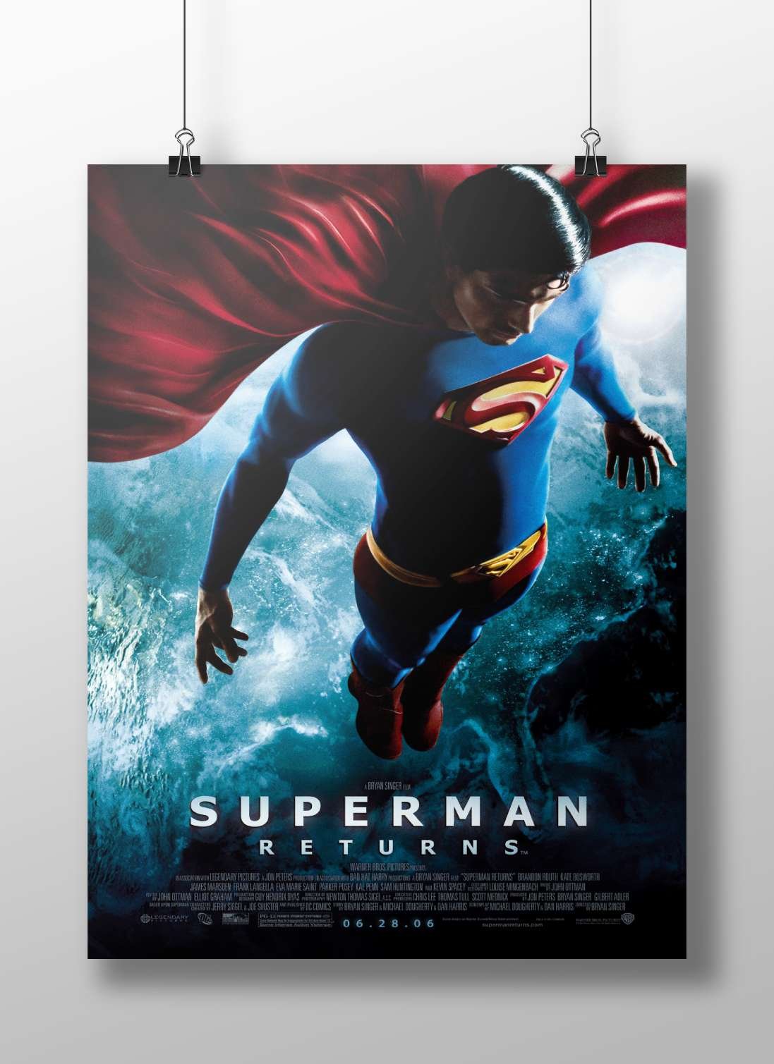 Superman (DC Comics character) in the film "Superman Returns" (2006). Superman Returns - Iconic Man