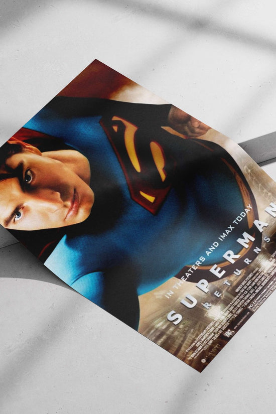 Superman, the superhero character from DC Comics' franchise. Superman - Iconic Hero Poster